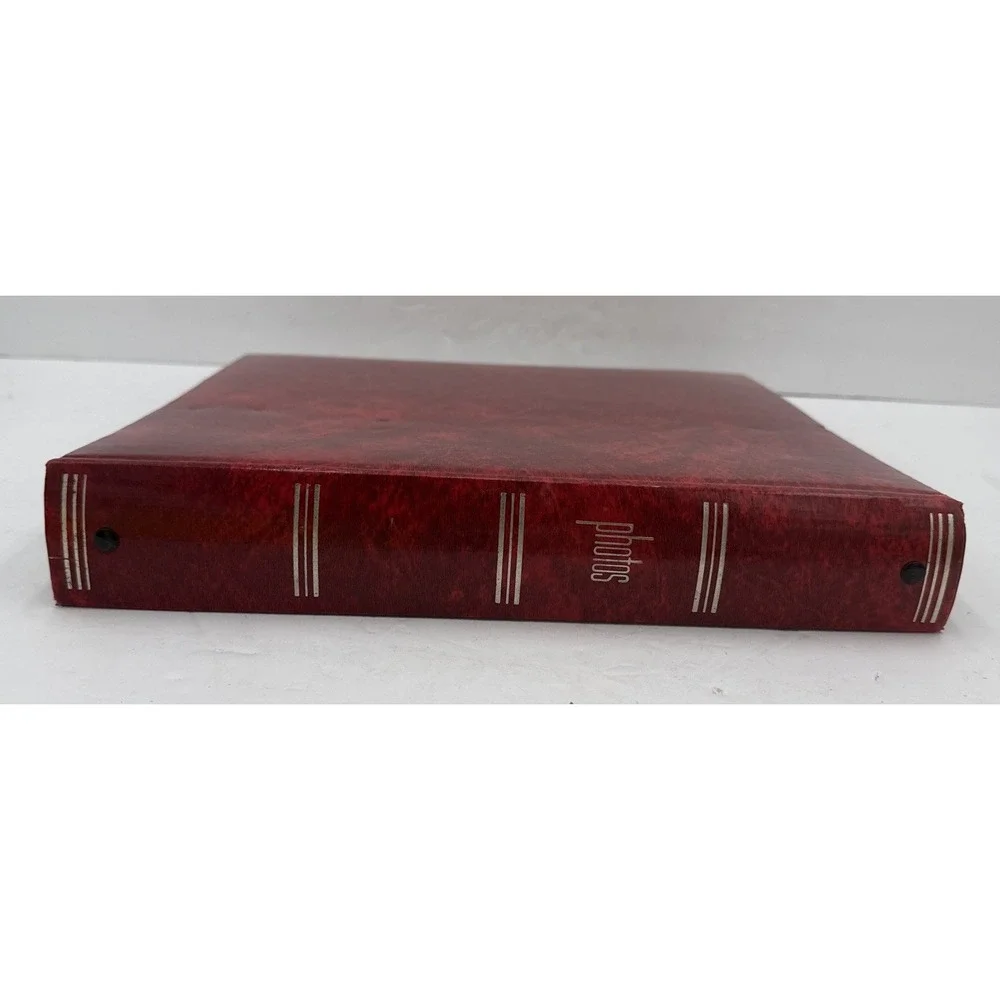 Vintage red faux